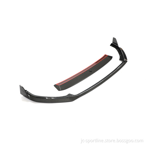 Carbon Fiber Front Bumper Lip Spoiler for Volkswagen Golf 7.5 GTI 2017-2019